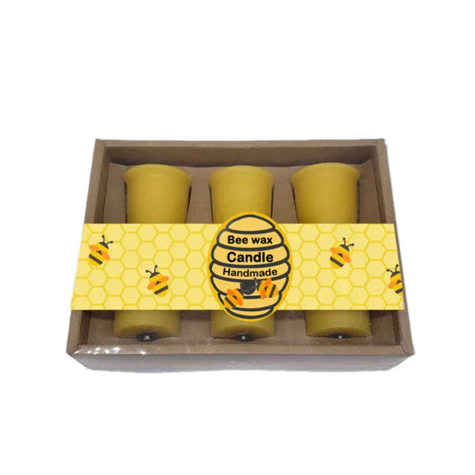 Home Aromatherapy Beeswax Candles Set of 6 pcs