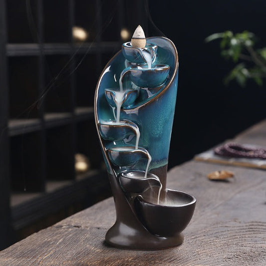 SpaceKeeper Waterfall Backflow Incense Burner