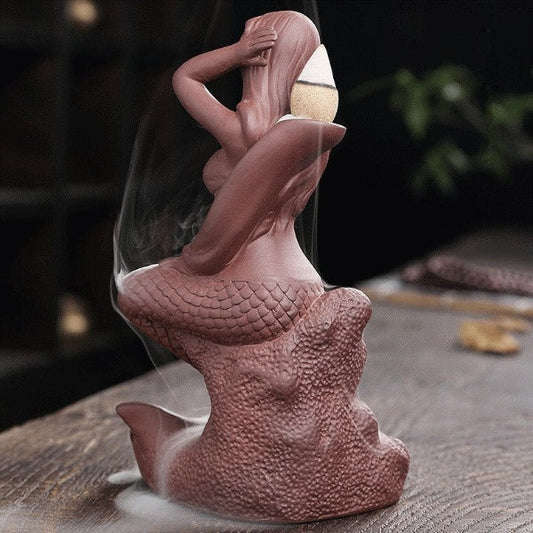 Mermaid Backflow Incense Burner